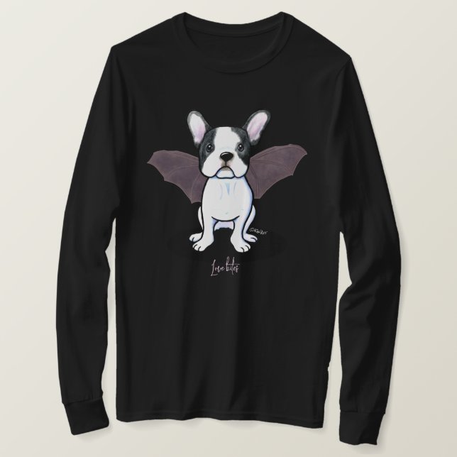 KiniArt Halloween Frenchie T-Shirt (Design Front)