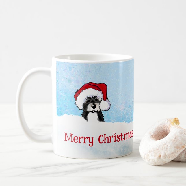 KiniArt Havanese Christmas Coffee Mug (With Donut)