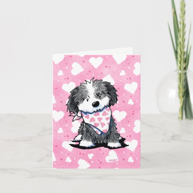 KiniArt Havanese Valentine Card (Front)
