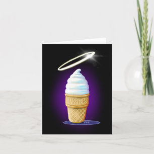 KiniArt Ice Cream Cone Thank You Card