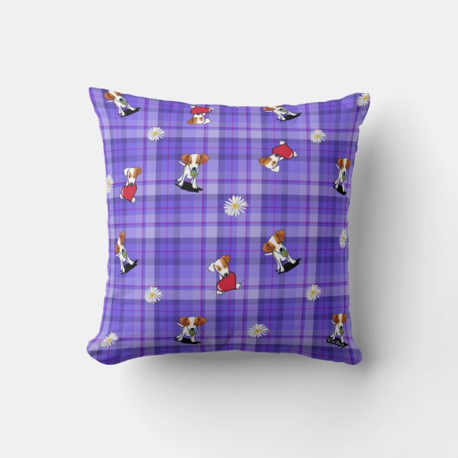 KiniArt Jack Russell Terrier Cushion (Front)