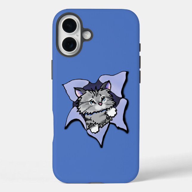 KiniArt Kitty Blast Case-Mate iPhone Case (Back)