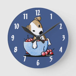 KiniArt LEAVE ME THE PITS Wall Clock