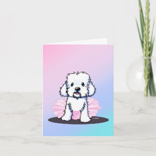 KiniArt Maltese In Tutu Card