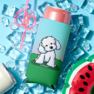 KiniArt Maltese Seltzer Can Cooler