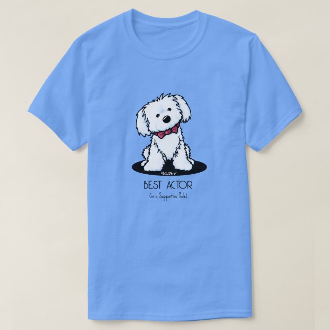 KiniArt Maltese  T-Shirt (Design Front)