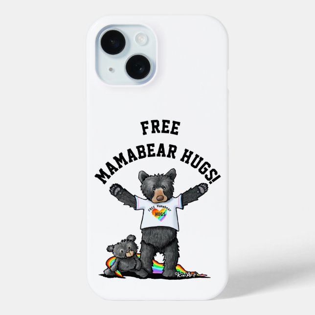 KiniArt Mamabear Hugs Case-Mate iPhone Case (Back)