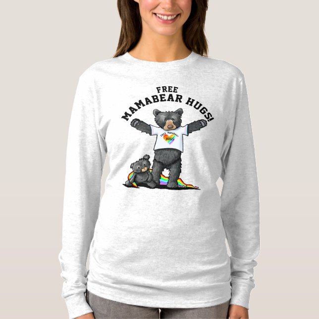 KiniArt Mamabear Hugs T-Shirt (Front)
