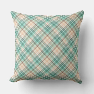 KiniArt Marina Plaid Cushion