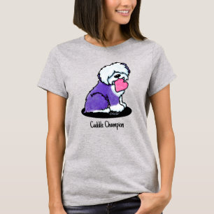 KiniArt OES Warm Fuzzy Womens T-Shirt