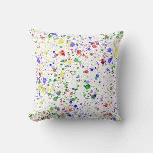 KiniArt Paint Splatter Artist Cushion