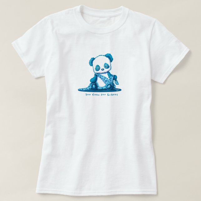 KiniArt Panda Cub  T-Shirt (Design Front)