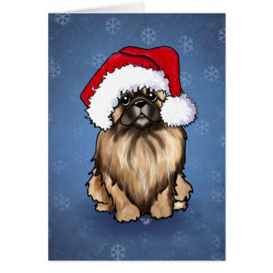 KiniArt Pekingese Christmas Card