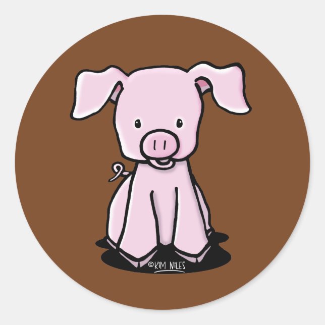 KiniArt Piglet Stickers (Front)