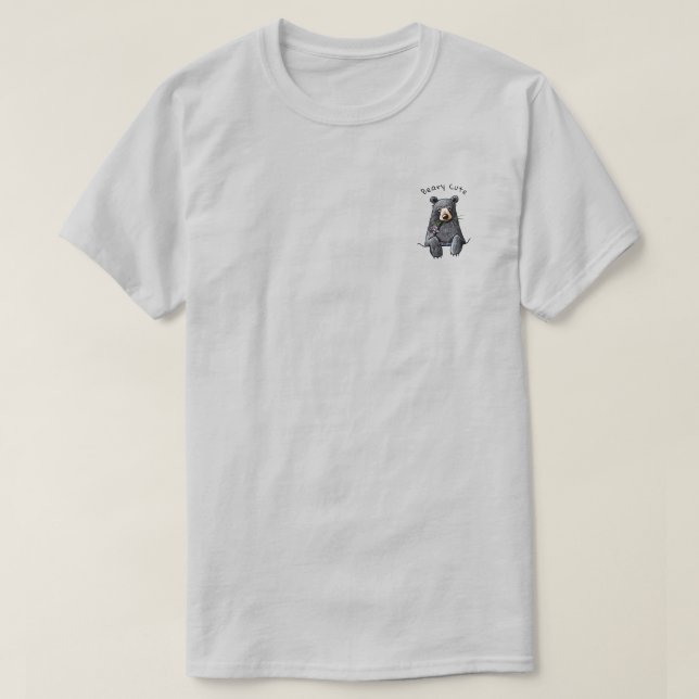 KiniArt Pocket Bear T-Shirt (Design Front)
