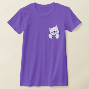 KiniArt Pocket Puppy American Eskimo T-Shirt