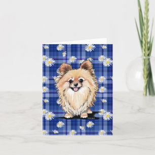 KiniArt Pomeranian Note Card