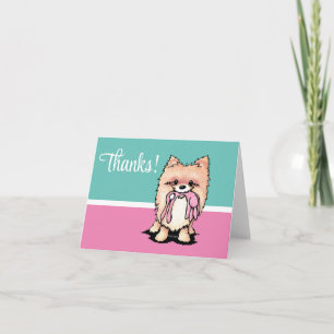 KiniArt Pomeranian Thank You Card