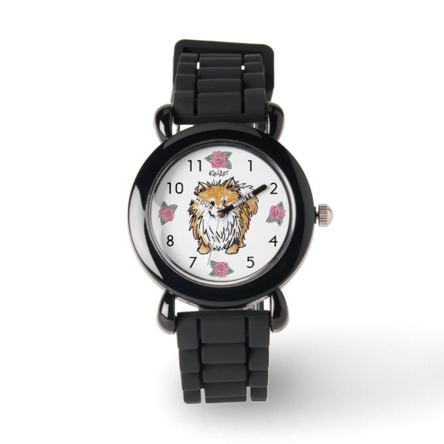 KiniArt Pomeranian Watch (Front)
