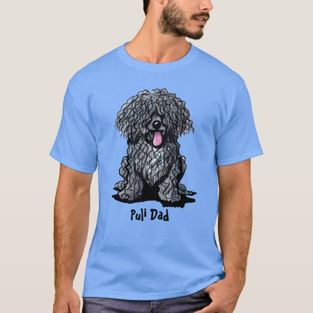 KiniArt Puli Dog T-Shirt (Front)