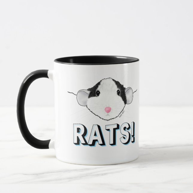 KiniArt Rat Mug (Left)