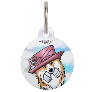 KiniArt Royal Corgi Pet ID Tag