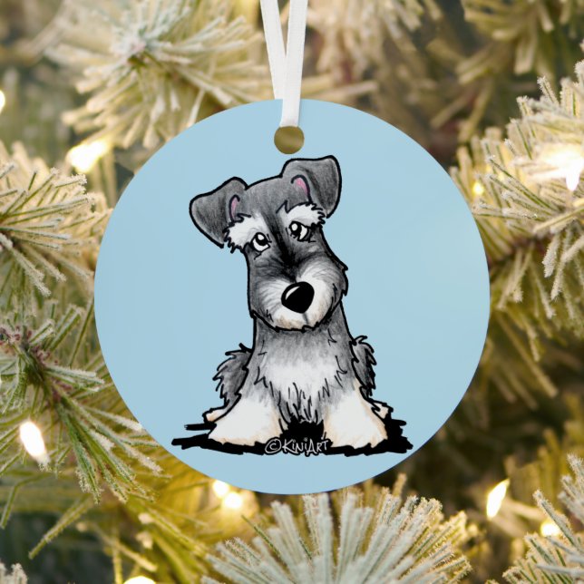 KiniArt Schnauzer Ornament (Insitu)