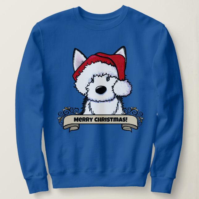 KiniArt Siberian Husky  Sweatshirt (Design Front)