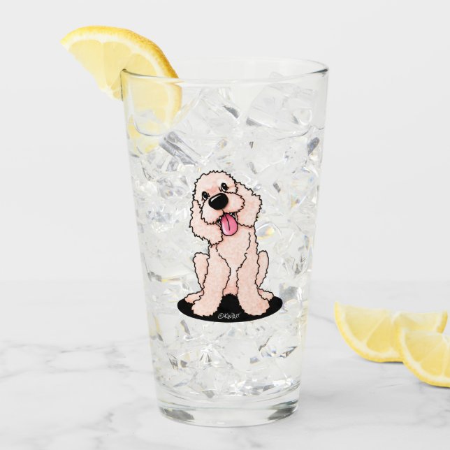 KiniArt Smiling DOODLE Glass (Front Ice)