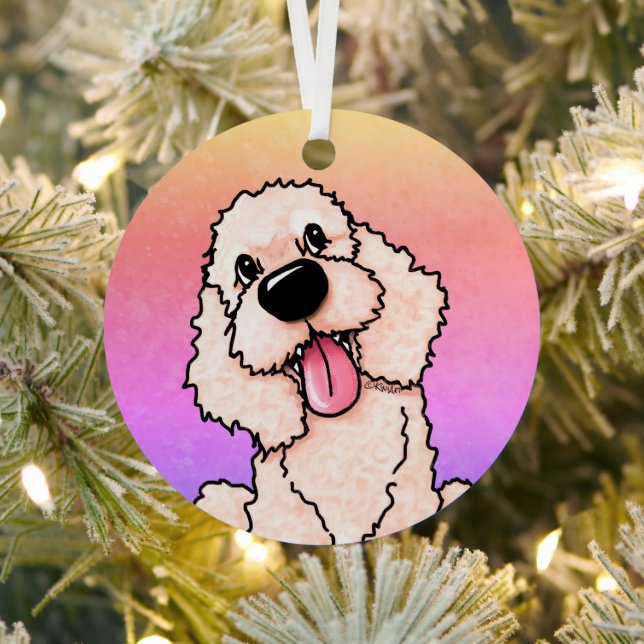 KiniArt Smiling DOODLE Metal Tree Decoration (Insitu)