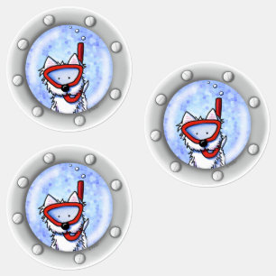 KiniArt Snorkel Westie Porthole Waterproof