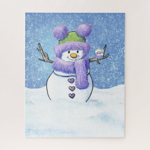 KiniArt Snow Friends Jigsaw Puzzle