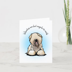 KiniArt Soft Coat Wheaten Terrier T-Shirt Thank You Card