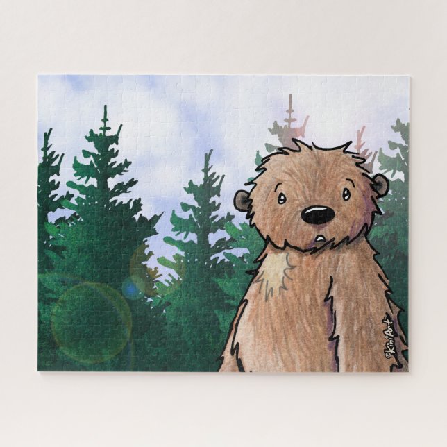 KiniArt Summer Bigfoot Jigsaw Puzzle (Horizontal)