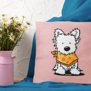 KiniArt Sunshine Westie Cushion