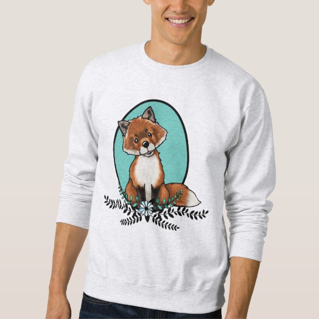KiniArt Sweet Fox T-Shirt Sweatshirt (Front)