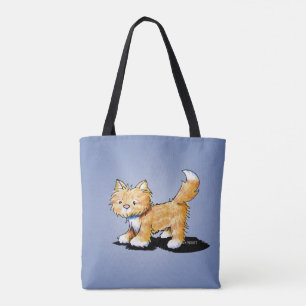 KiniArt Tabby Kitty Cat Tote Bag