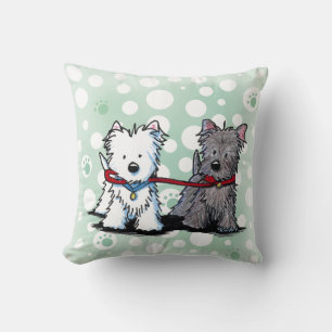 KiniArt Terriers American MoJo Pillows