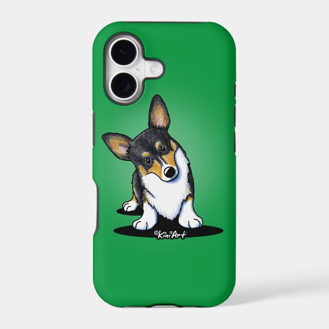 KiniArt Tri Curious Corgi (Back)