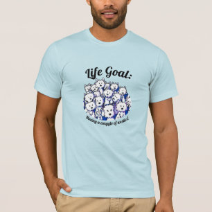 KiniArt Waggle Of Westies  T-Shirt