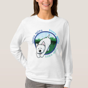 KiniArt Westie Agility T-Shirt