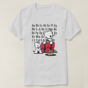 KiniArt Westie Back To School T-Shirt