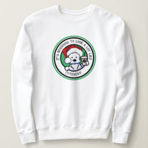 KiniArt Westie Christmas Coffee Sweatshirt