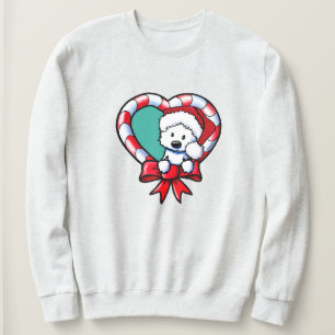 KiniArt Westie Christmas Love Sweatshirt
