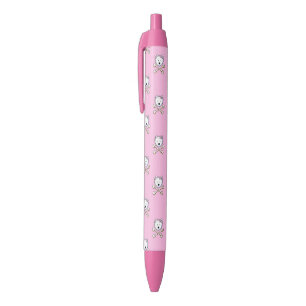 KiniArt Westie Crossbone Divas Black Ink Pen