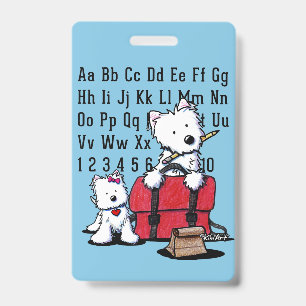 KiniArt Westie ID Badge