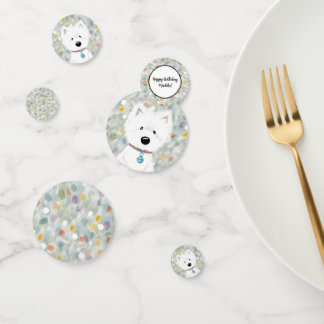 KiniArt Westie Impressions Confetti