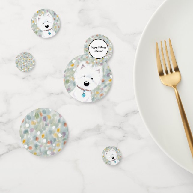 KiniArt Westie Impressions Confetti (Group)