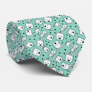KiniArt Westie Lover Tie