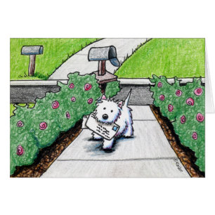 KiniArt Westie Mail Carrier